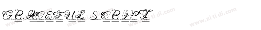 Graceful Script字体转换 Graceful Script字体转换